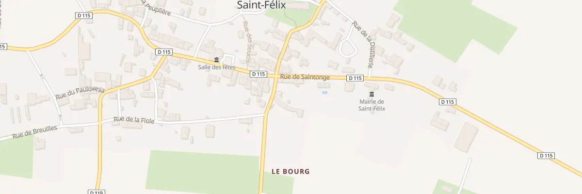 Plan du 2 Rue de Saintonge à Saint-Félix
