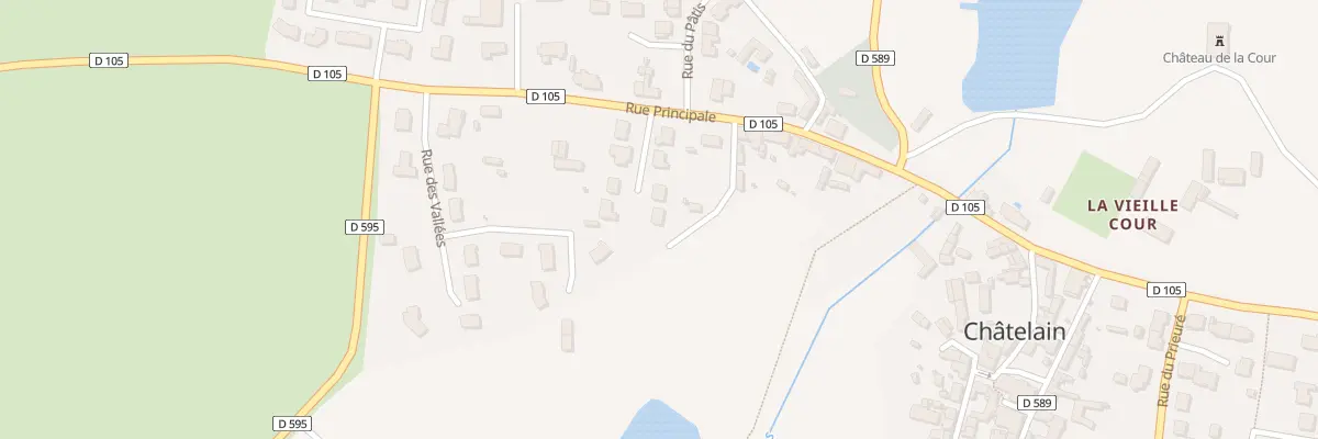 Plan du 7 Rue des vignes à Châtelain