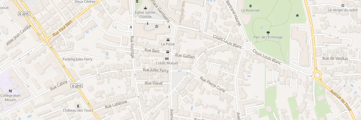 Plan du 6 Rue Gallien au Bouscat