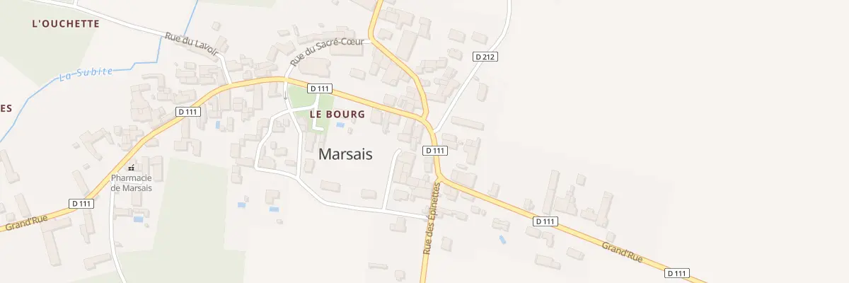 Plan du 48 Grande Rue à Marsais