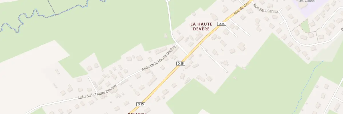 Plan du 40 All de la Haute Devere à Flers
