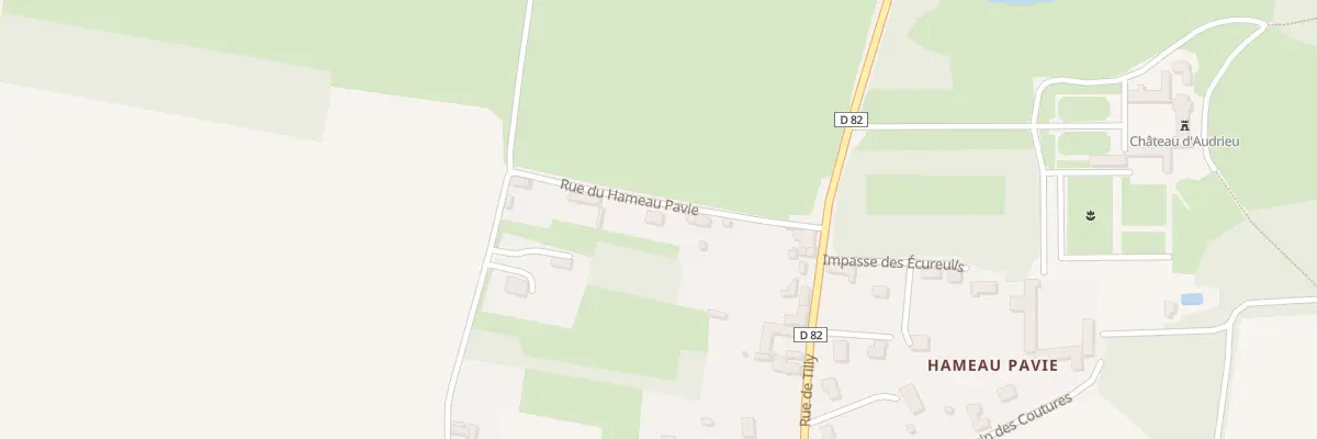 Plan du 5 Rue du Hameau Pavie à Audrieu