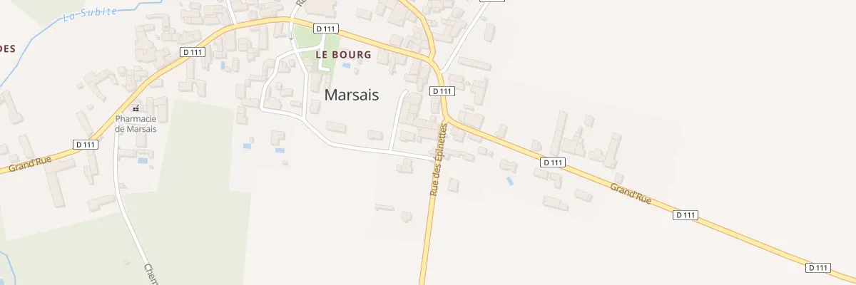 Plan du 4 Rue des Epinettes à Marsais