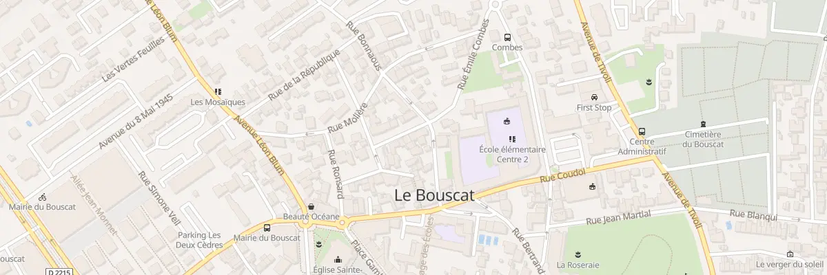 Plan du 5 Rue Emile Combes au Bouscat