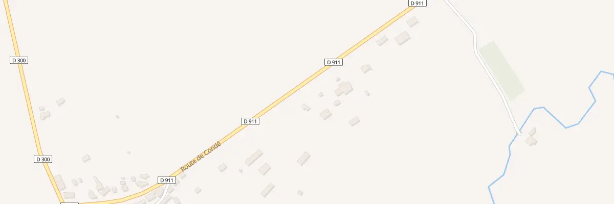 Plan du 404 Rte de Condé à Caligny