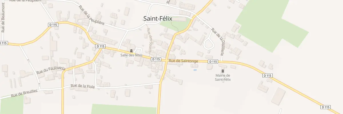 Plan du 3 Rue de Saintonge à Saint-Félix