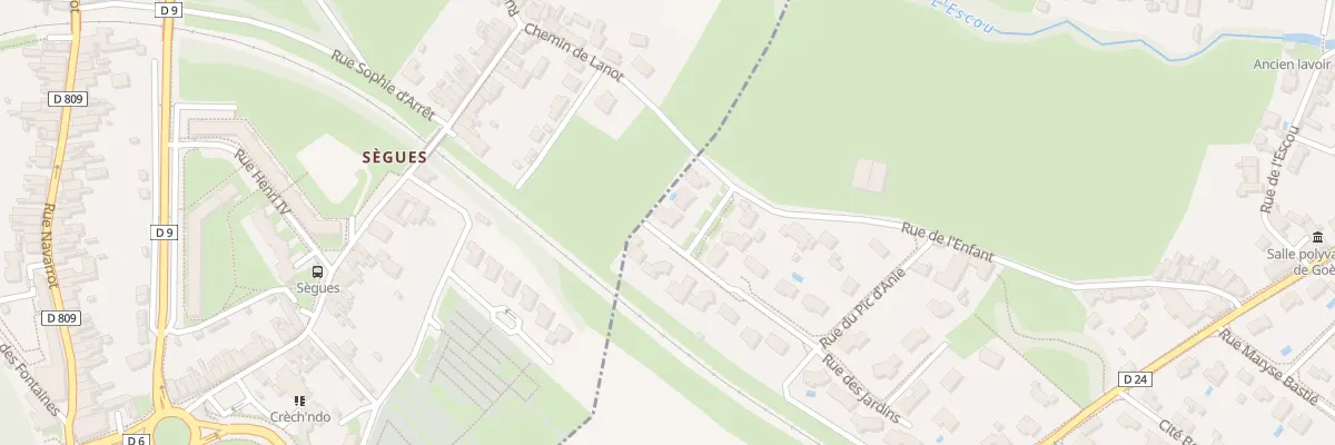 Plan du 6 Rue des Griottes à Goès