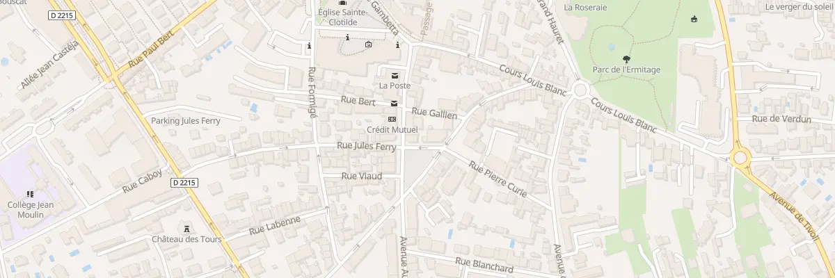 Plan du 24 Rue Emile Zola au Bouscat