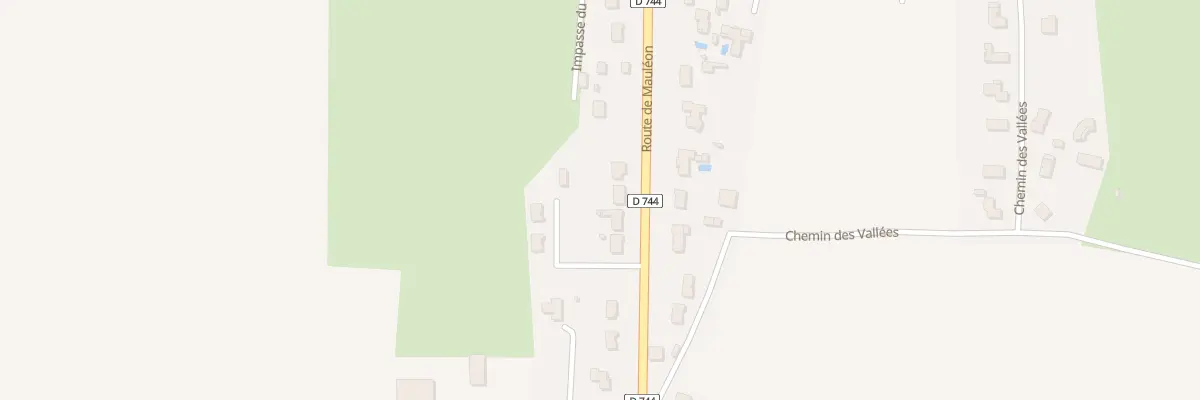 Plan du 13 Rte de Mauléon à Coulonges-sur-l’Autize