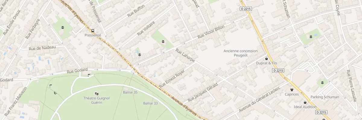 Plan du 116 Rue Laharpe au Bouscat