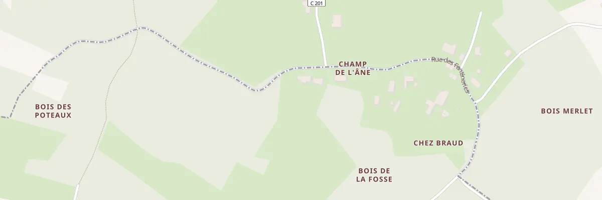 Plan du 16 Rue des Fantineries à Fenioux