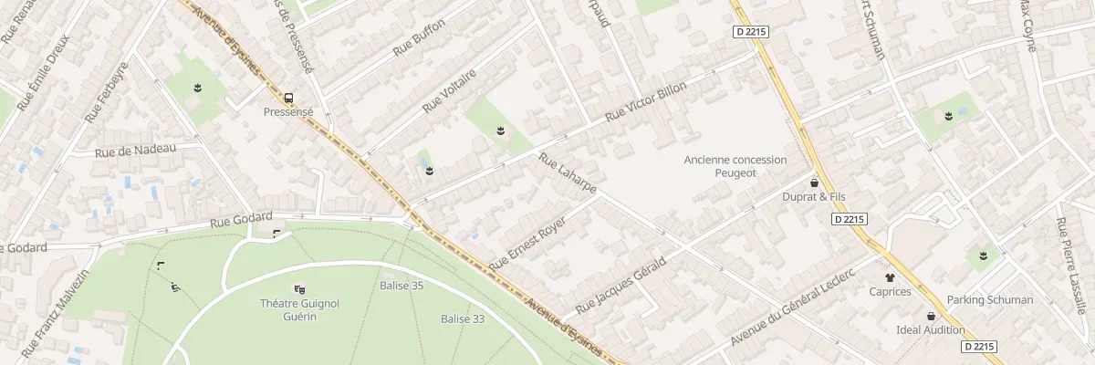 Plan du 118 Rue Laharpe au Bouscat