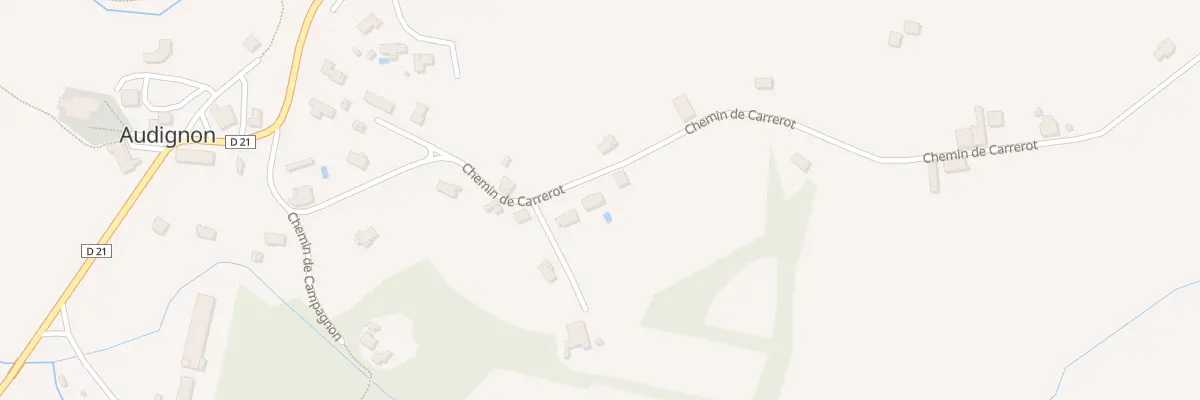 Plan du 356 Che du Carrerot à Audignon