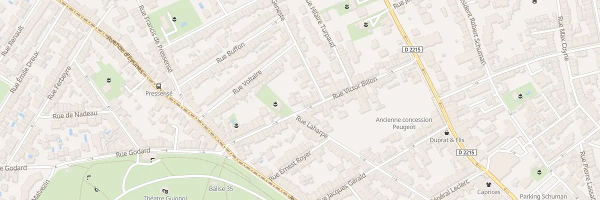 Plan du 45 Rue Victor Billon au Bouscat