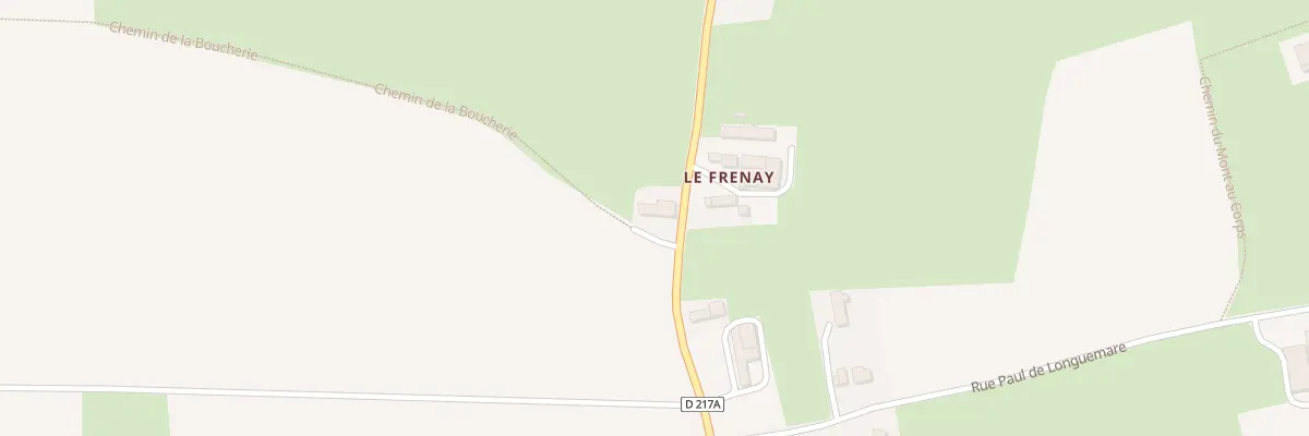 Plan du 5039 Le Frenay à Vendes