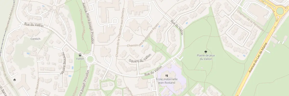 Plan du 23 Sq du Vallon à Angers