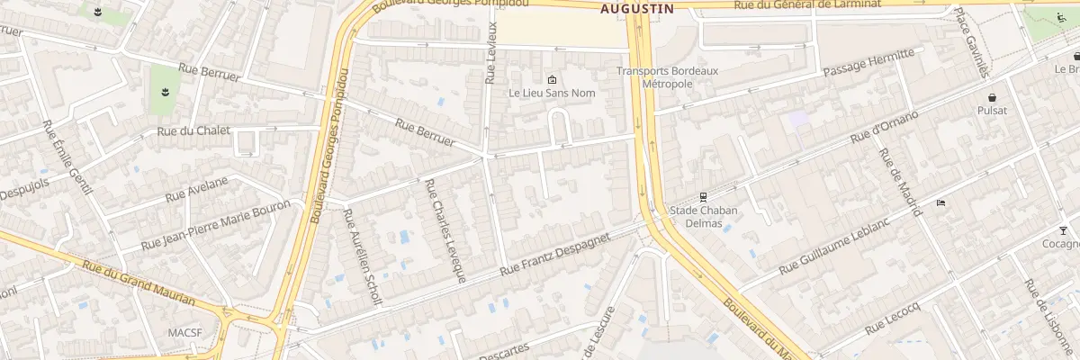 Plan du 22 Rue Berruer à Bordeaux
