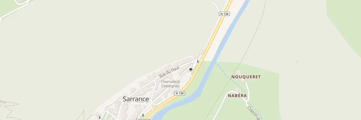 Plan du 14 Rue du Haut à Sarrance