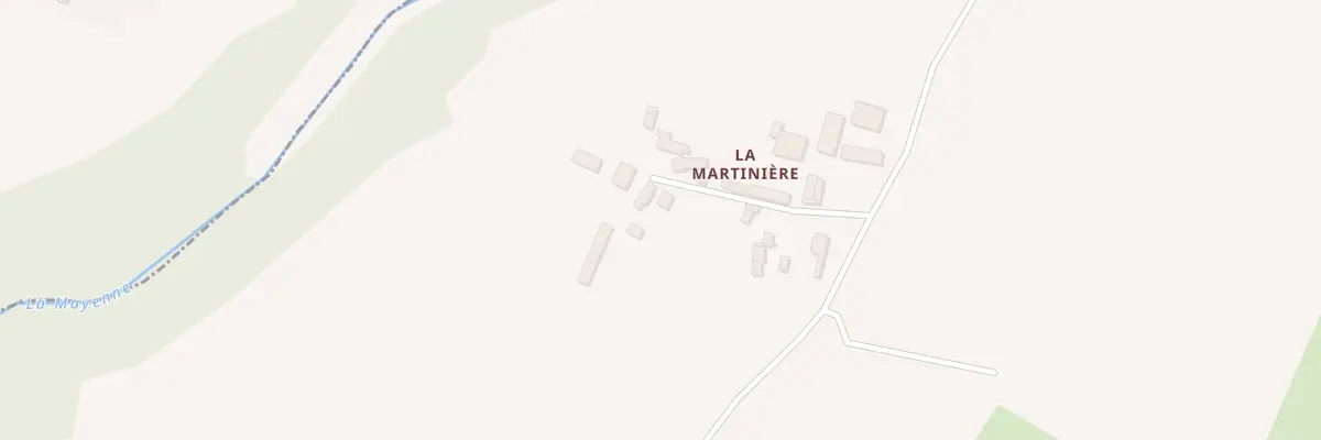 Plan du 3 La Martinière à Chantrigné