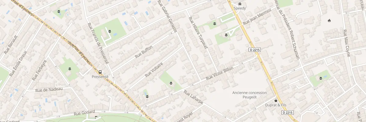 Plan du 10 Rue Gabriel Geneste au Bouscat