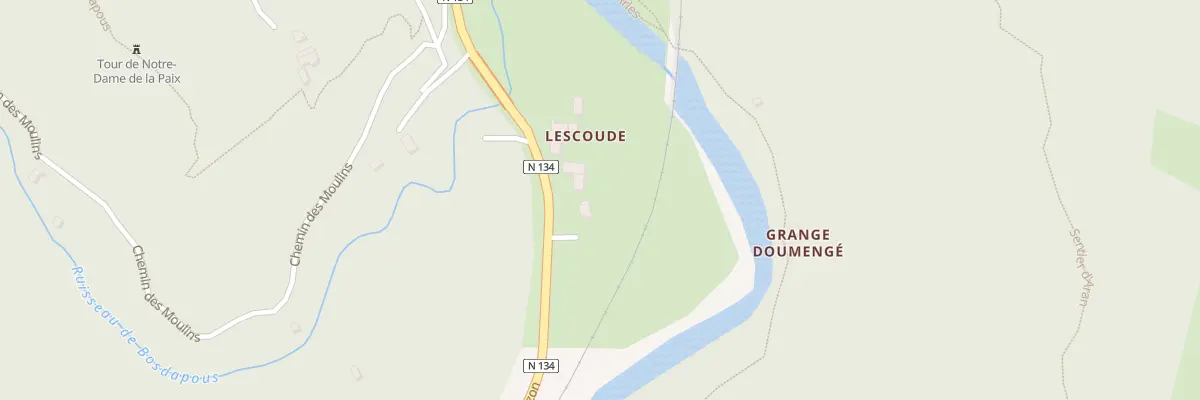 Plan du 699 Rte de Pont Suzon à Sarrance