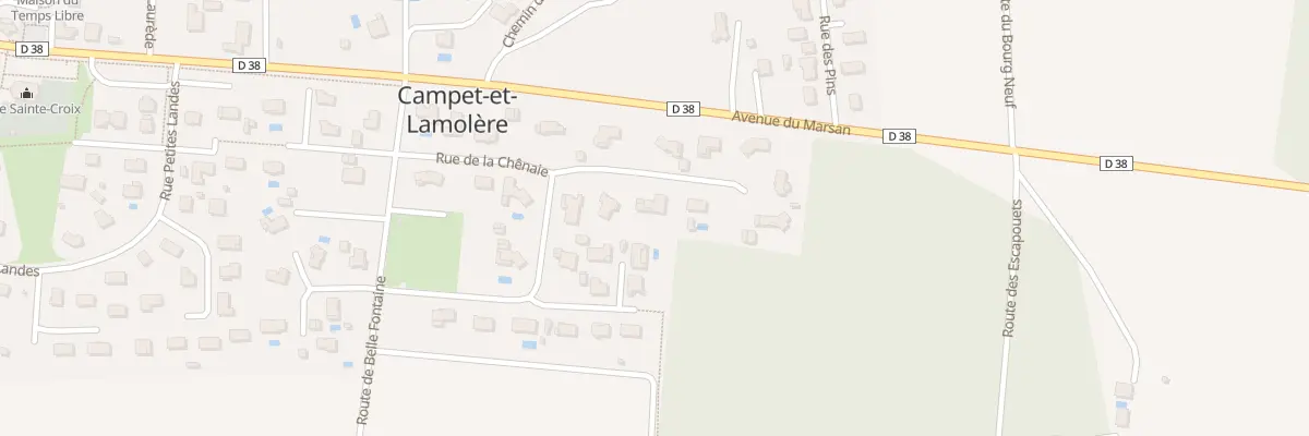 Plan du 4 Imp des Bruyères à Campet-et-Lamolère