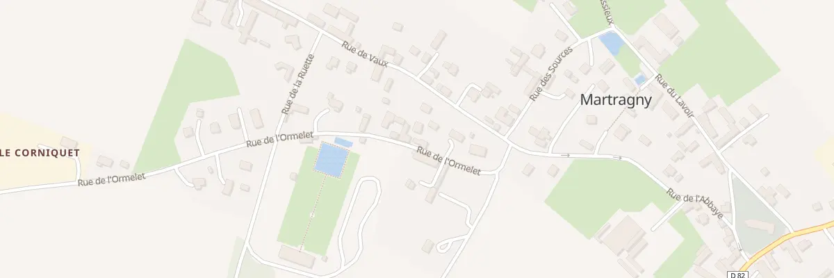 Plan du 8 Rue de l’Ormelet à Moulins-en-Bessin