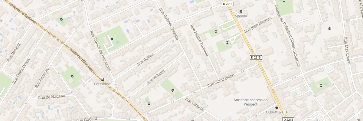 Plan du 2 Rue Voltaire au Bouscat