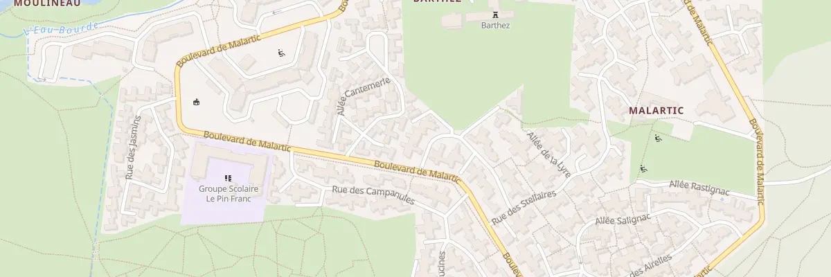 Plan du 37 Rue des Campanules à Gradignan