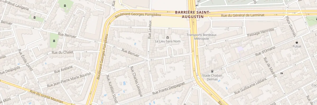 Plan du 21 Rue Berruer à Bordeaux