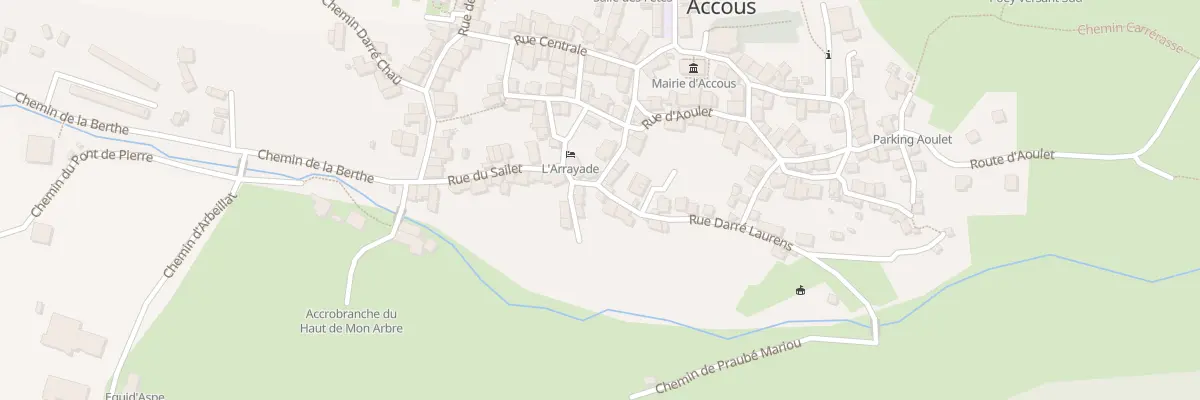 Plan du 4 Rue Darré Laürens à Accous