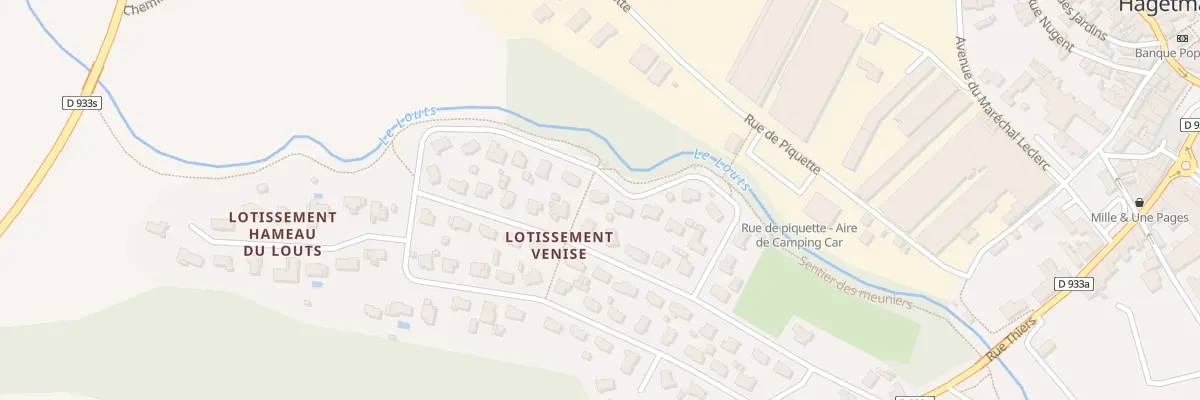 Plan du 10 Lot Venise à Hagetmau