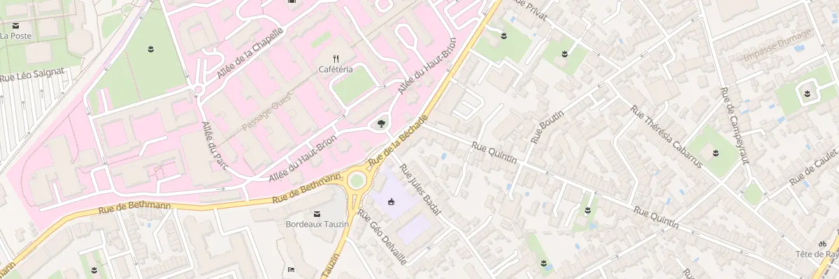 Plan du 124 Rue Quintin à Bordeaux