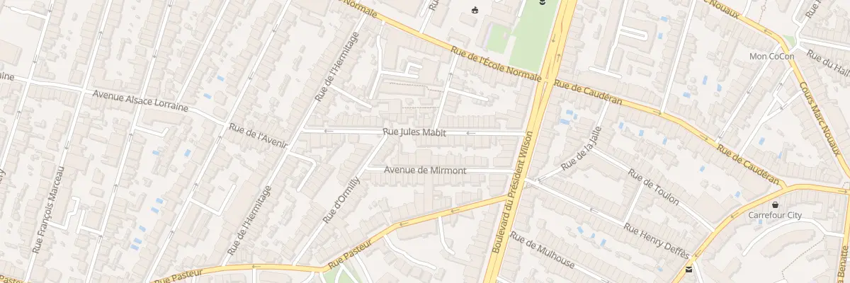 Plan du 24 Rue Jules Mabit à Bordeaux