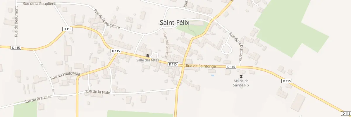 Plan du 6 Rue d’Aunis à Saint-Félix