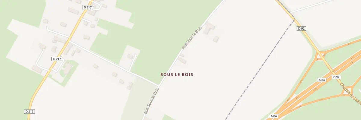 Plan du 291 Rue Sous le Bois à Monts-en-Bessin