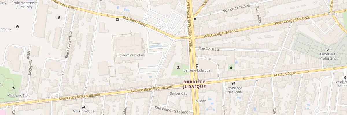 Plan du 22 Rue de la Liberté à Bordeaux