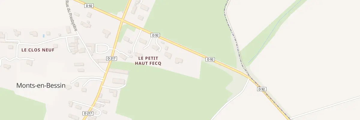 Plan du 162 Rte de Sallen à Monts-en-Bessin