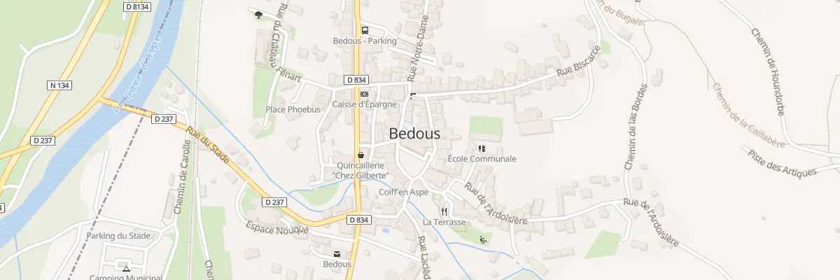 Plan du 3 Rue de l’Abbé Lespy à Bedous