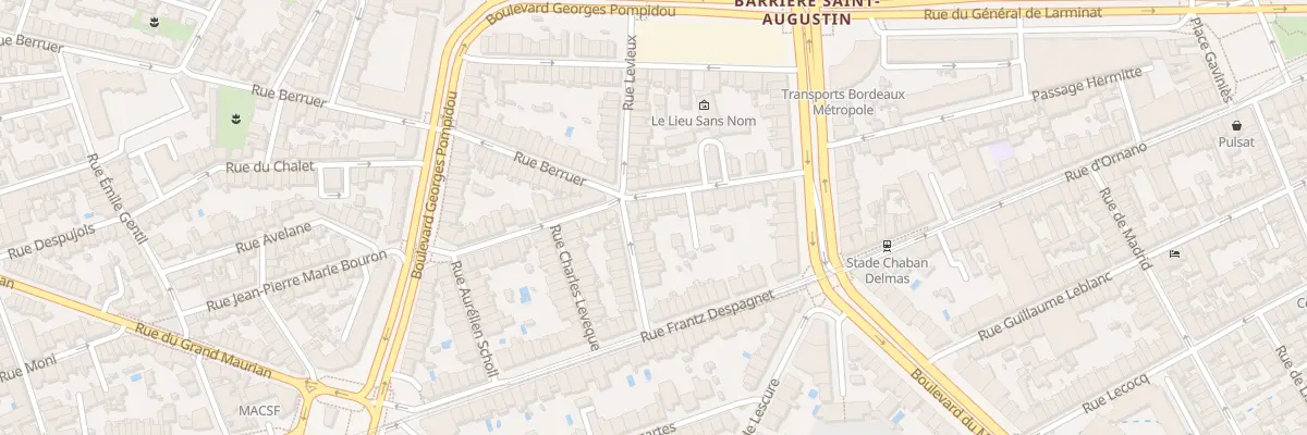 Plan du 30 Rue Berruer à Bordeaux