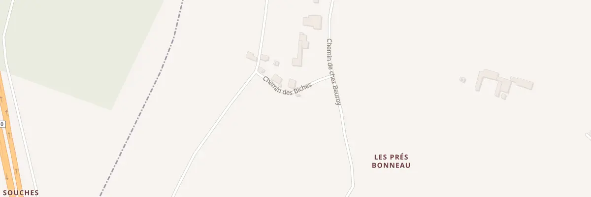 Plan du 3 Che des Biches à Plassac