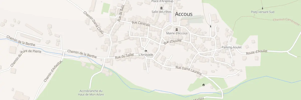 Plan du 4 Rue Labéguere à Accous