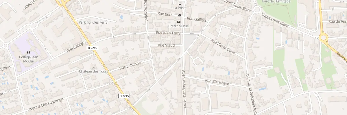 Plan du 45 Rue Emile Zola au Bouscat