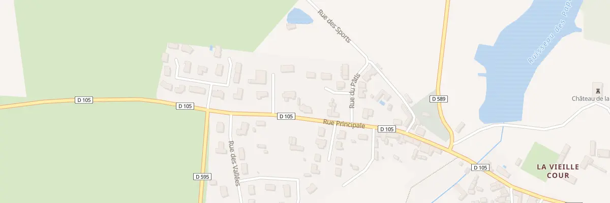 Plan du 5 Rue Principale à Châtelain