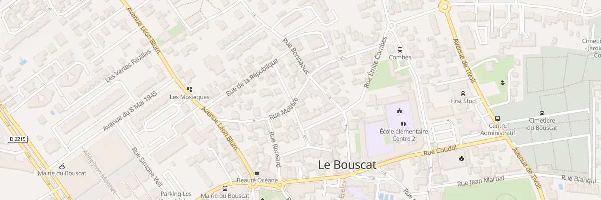 Plan du 19B Rue Molière au Bouscat