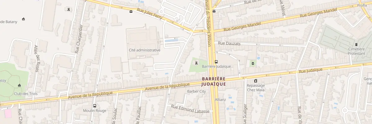 Plan du 32 Rue de la Liberté à Bordeaux