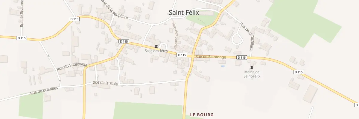 Plan du 7 Rue d’Aunis à Saint-Félix