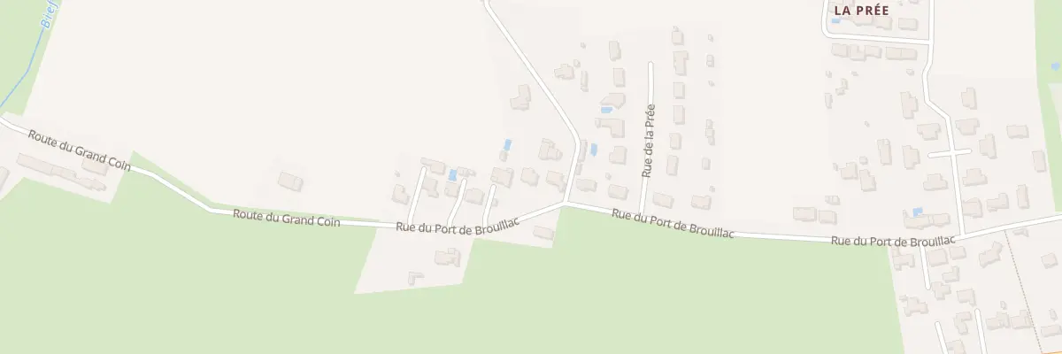 Plan du 142 Rue du Port du Brouillac à Coulon
