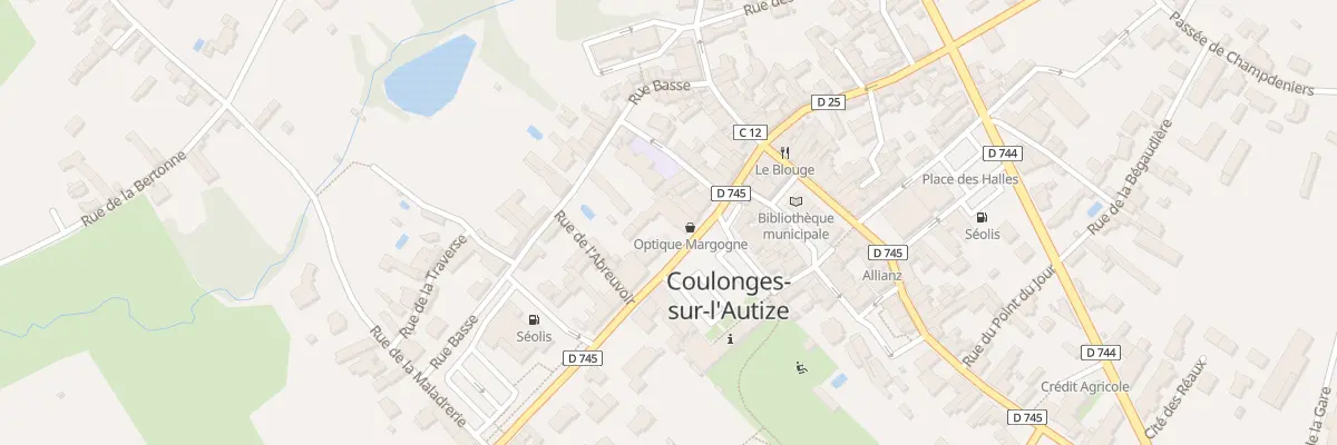 Plan du 13 Rue de Fontenay à Coulonges-sur-l’Autize