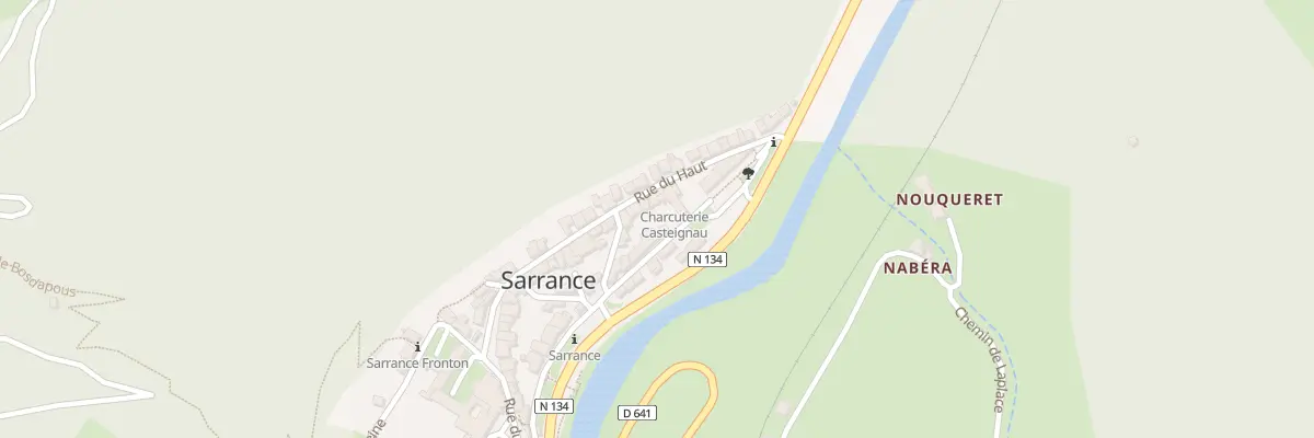 Plan du 9017 Rue du Bourg à Sarrance